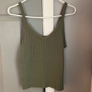 American eagle soft green tank top